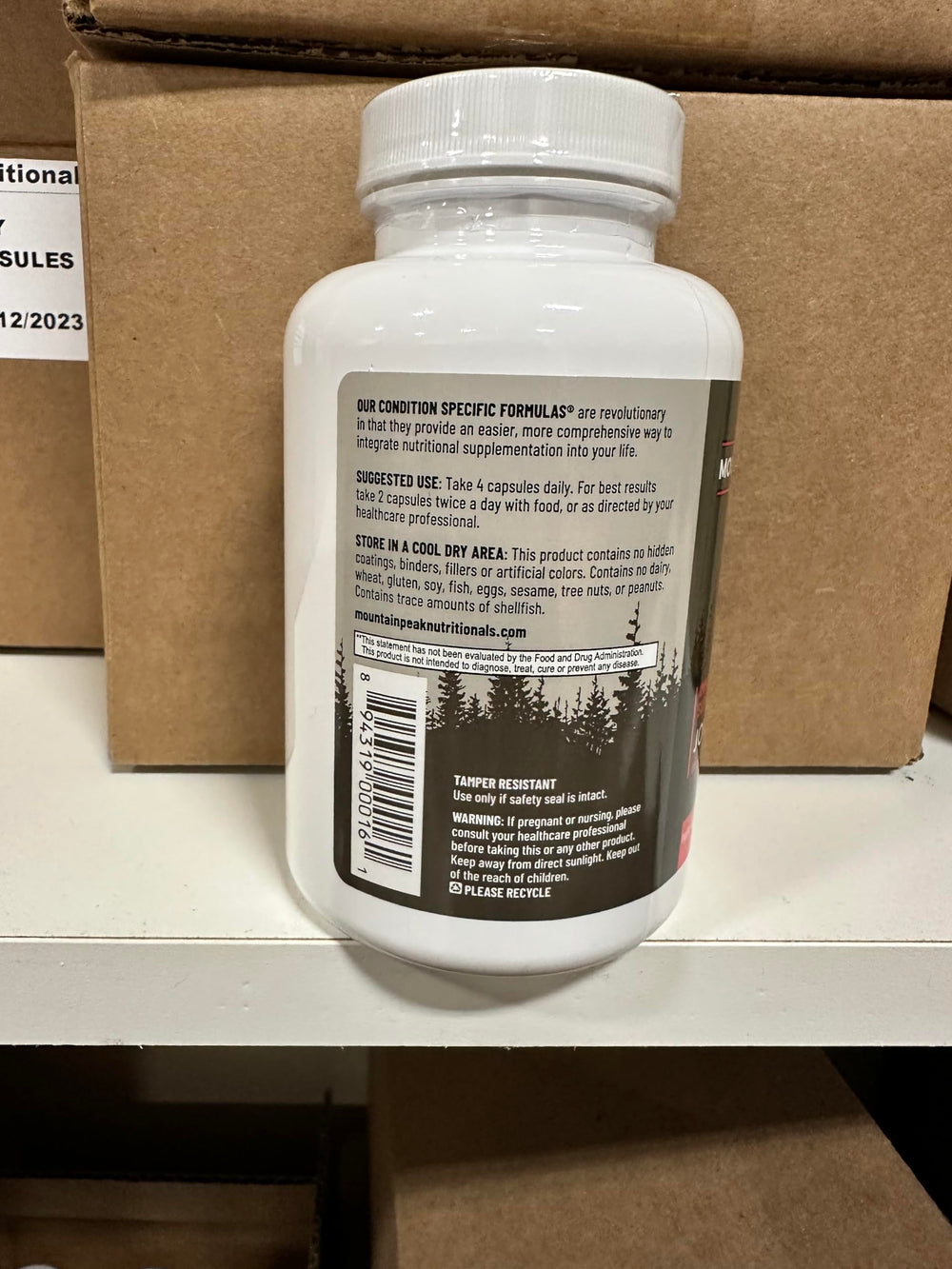 Mountain Peak Joint Formula lifestyle shot with active user.