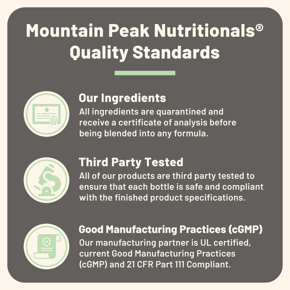 Mountain Peak Nutritionals Ultra High Multivitamin veggie capsules ready to take