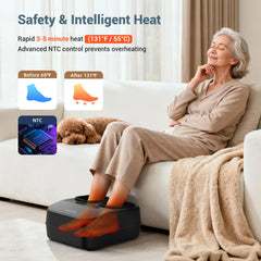 Mountrax Foot Massager timer with 15 and 30 minute options
