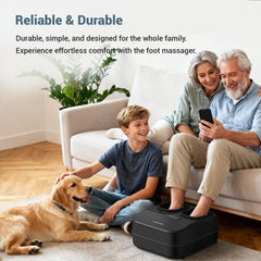 Mountrax Foot Massager compact design fits easily in a home setup