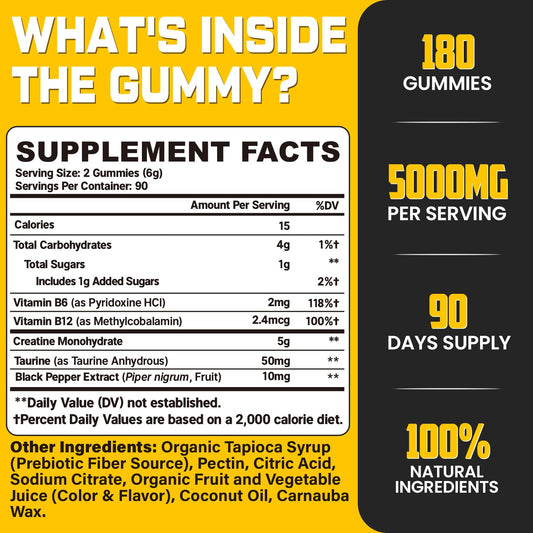 Moursope gummies label shows vegan and gluten-free nutrition for clean supplementation