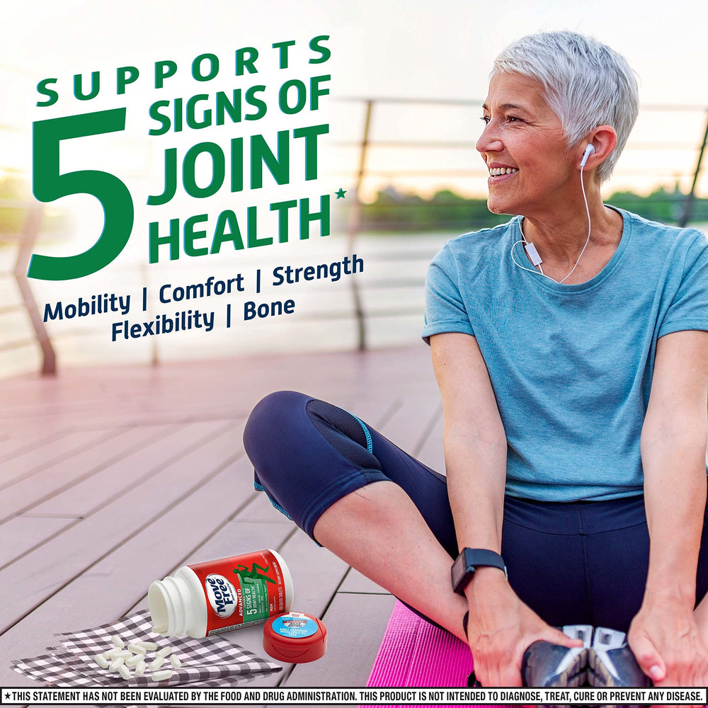 Move Free Advanced Uniflex mineral complex—clinically studied comfort support.