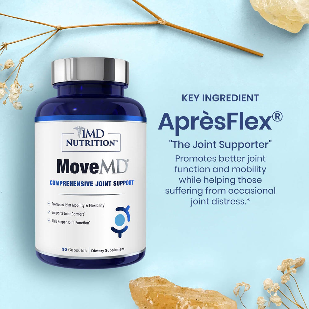 MoveMD capsules closeup highlighting compact daily joint support.