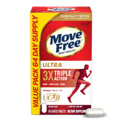 Move Free Ultra bottle front showing daily joint support in a compact pill.