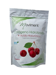Moviment collagen hyaluronic sugar-free cherry bottle supports daily hydration