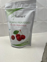 Moviment collagen hyaluronic sugar-free cherry dissolved drink ready to enjoy