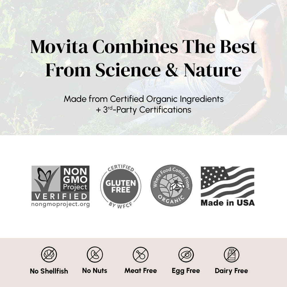 Movita DHA and folate emphasis for fetal development in prenatal formula