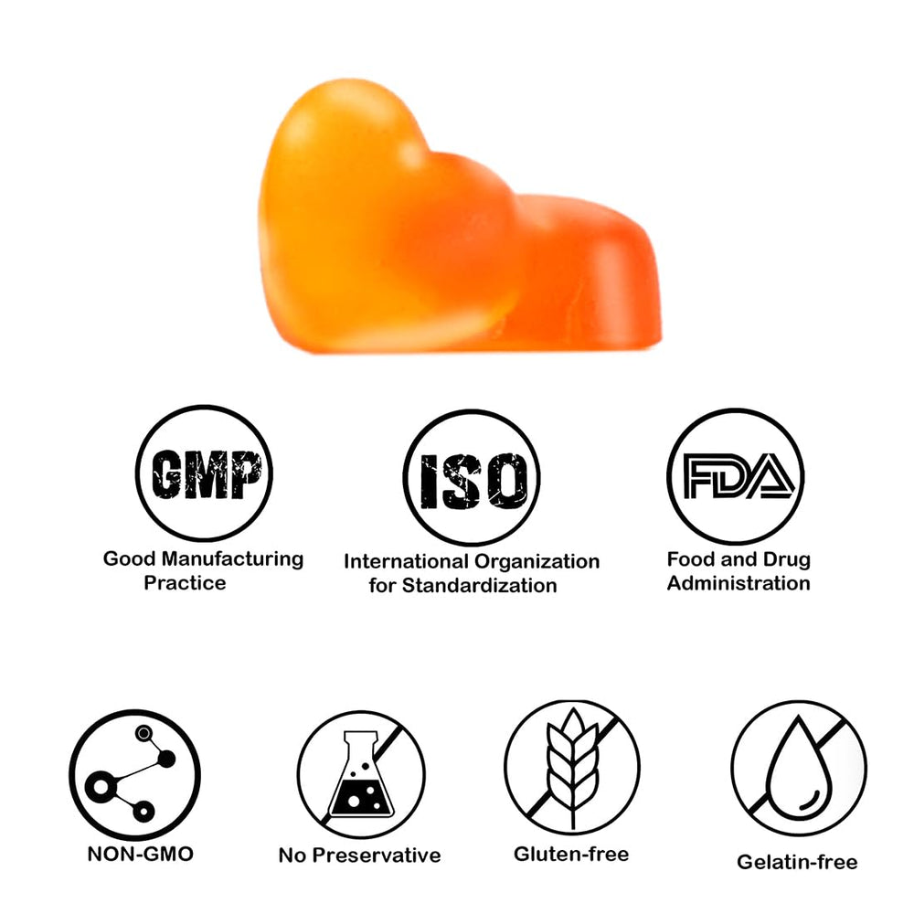 Moxca Vegan Beauty Gummies on-hand shot suggests an easy daily ritual.