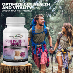 10 billion CFUs potency indicated for MoxyVites Spore Probiotic stability.