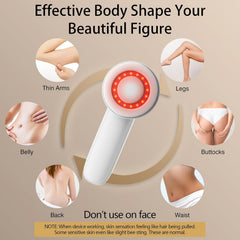 Moyac massager used on belly, waist, legs, and arms
