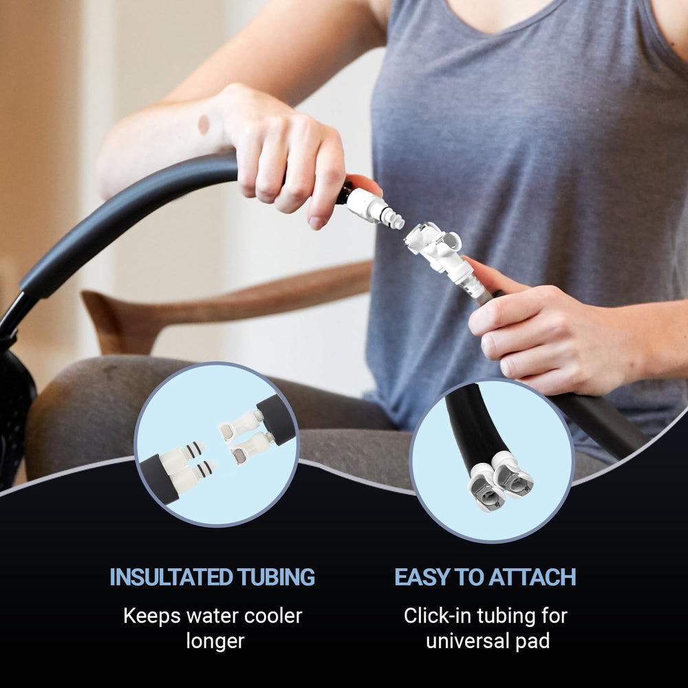 MPMT pad on back enabling versatile cooling sessions
