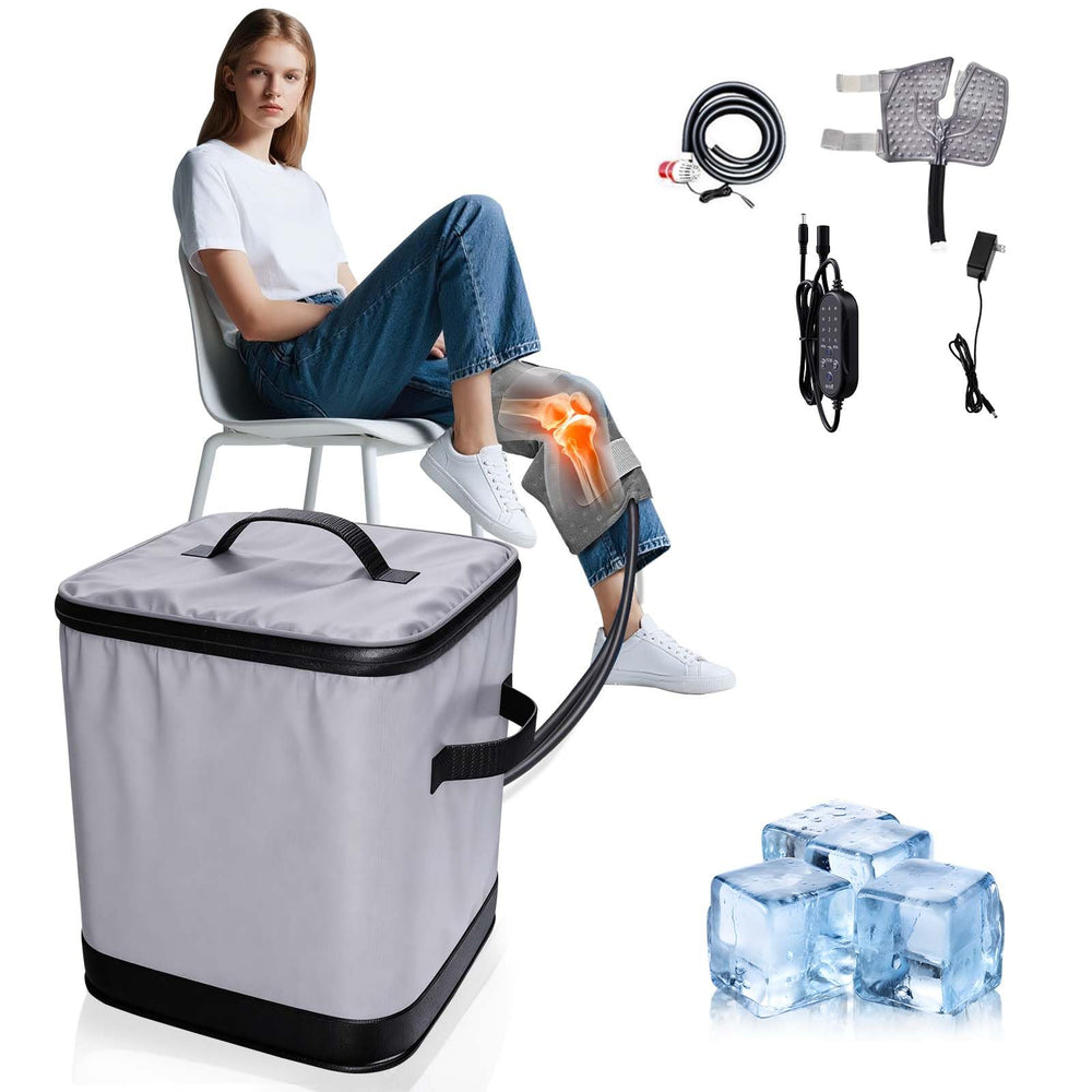 MQHOOB portable cold therapy system adaptable to knee, arm, ankle, or thigh