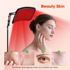 MQHOOB lamp covers back and knees for large-area treatment