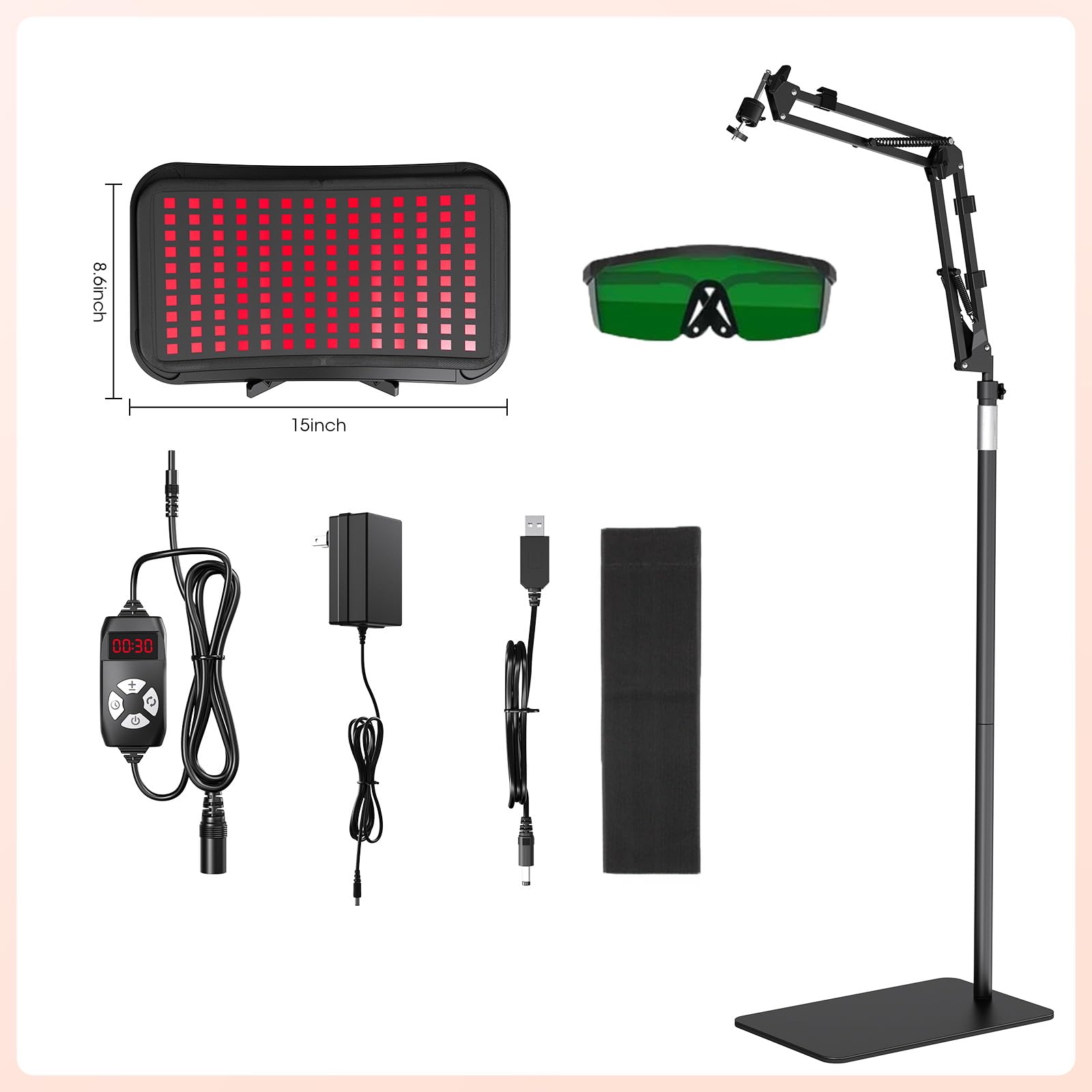 MQHOOB gift set includes stand, panels, goggles, and box