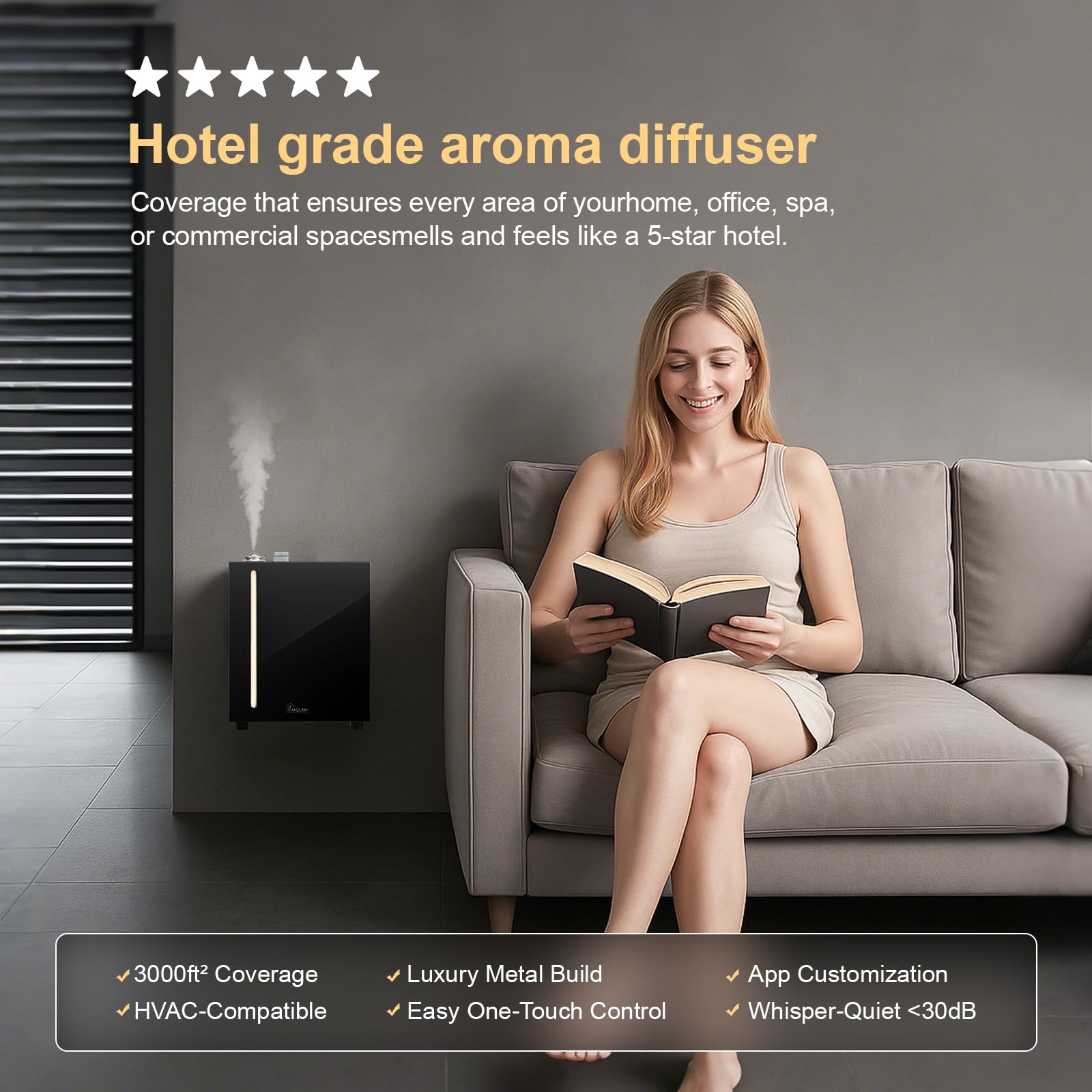 MQLMF diffuser ambient light glow for creating subtle atmosphere