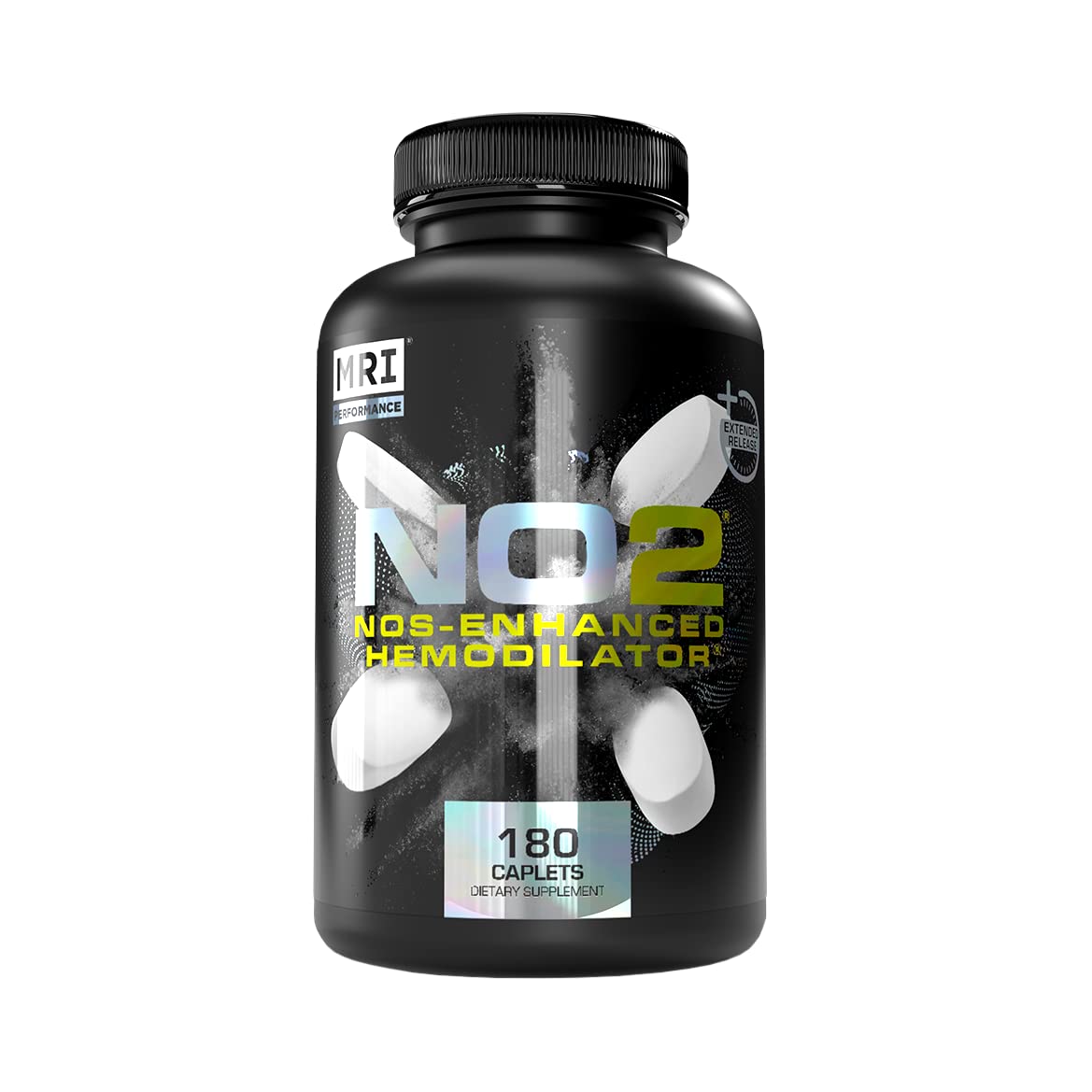 MRI Performance NO2 original bottle highlighting the 3,000 mg arginine blend.