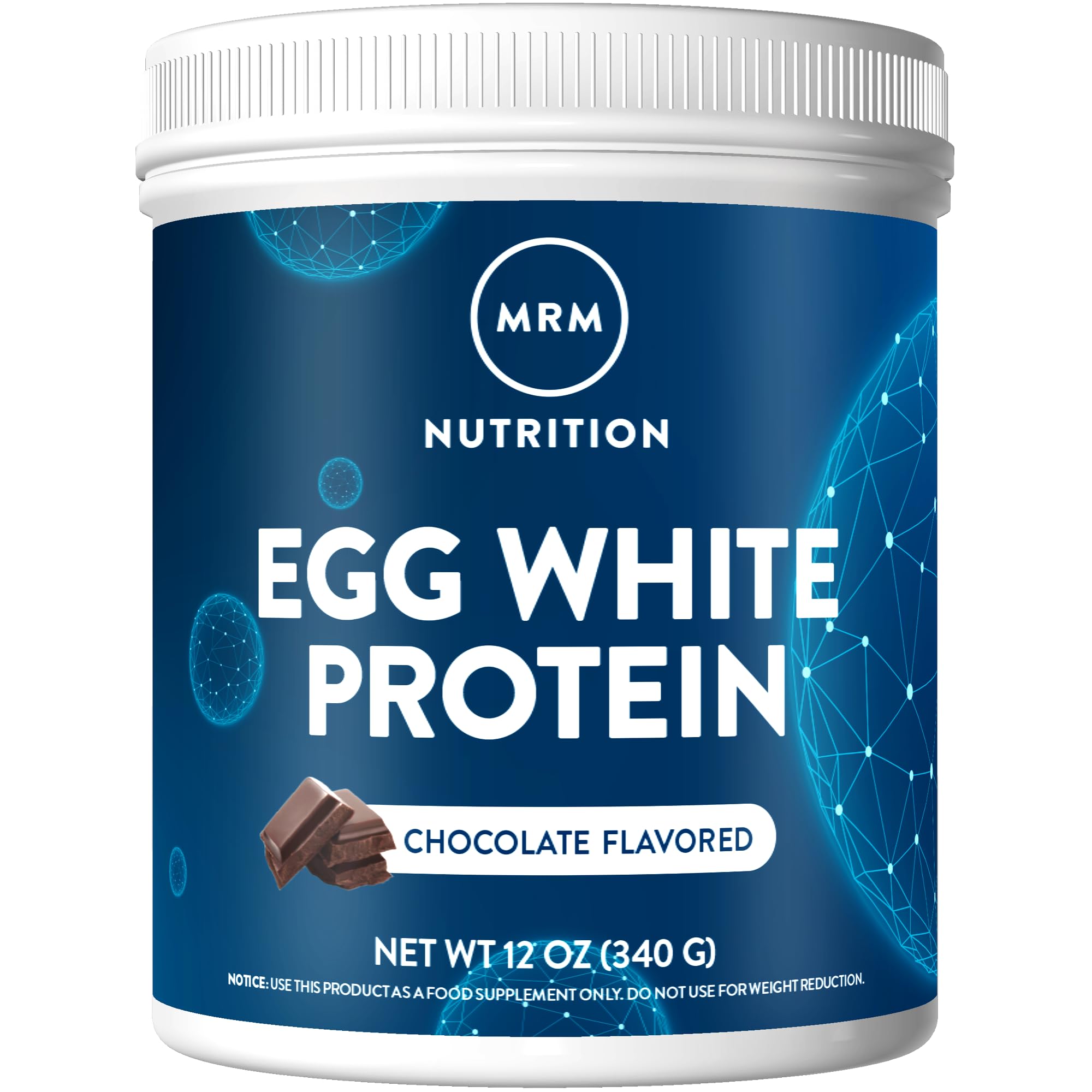 MRM Egg White Protein Chocolate shake poured after workout for protein boost
