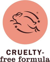 Mrs. Meyer's Basil sanitizer with cruelty-free logo.