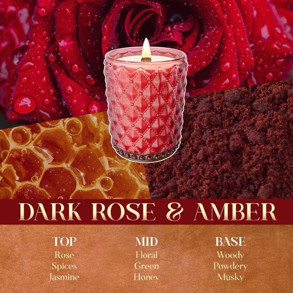 M&SENSE Dark Rose & Amber gift-ready packaging for birthdays and holidays.