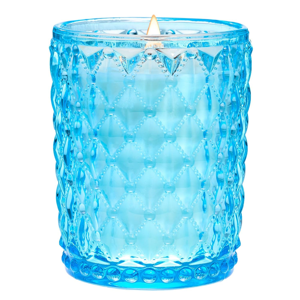 M&SENSE Jasmine Garland Candle front view, showcasing elegant design and long burn.