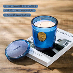 M&SENSE large two-wick summer candle visual 5 suits bedrooms and relaxing spaces nicely