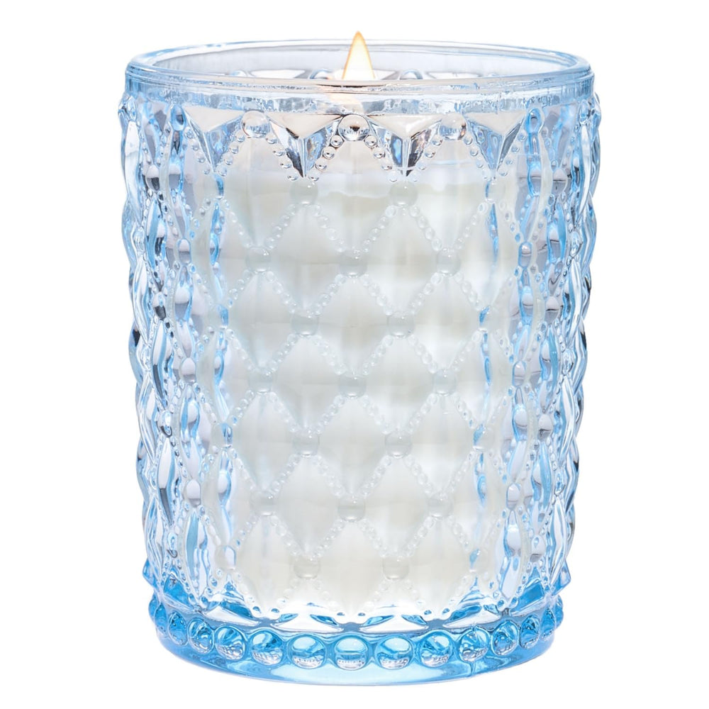 M SENSE Pear and Freesia candle packaging shown as a gift-ready option