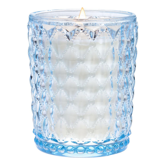M SENSE Pear and Freesia candle packaging shown as a gift-ready option