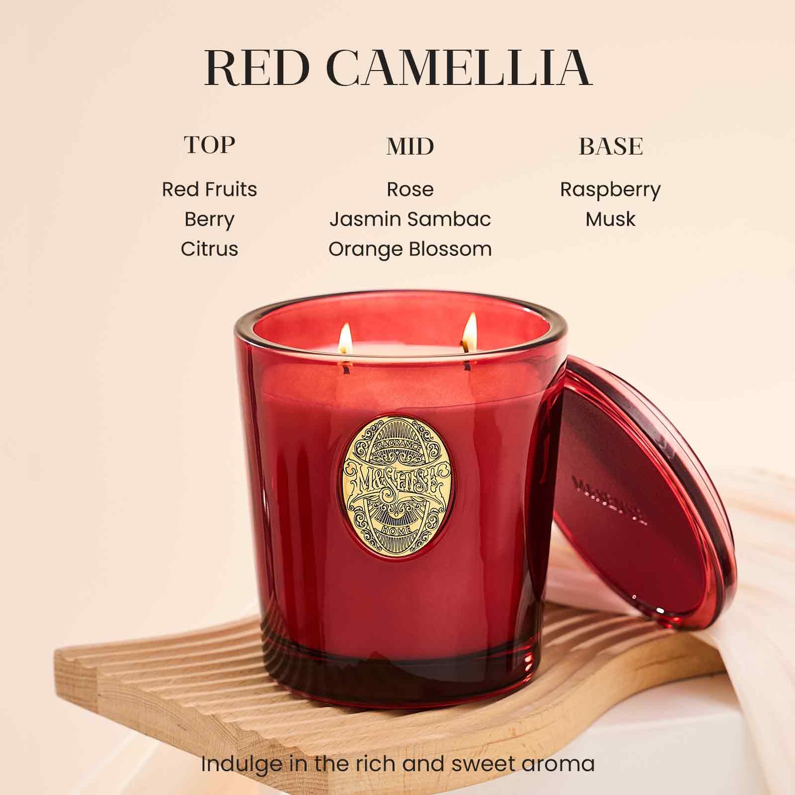M&SENSE reusable glass vessel candle serving as chic decor centerpiece