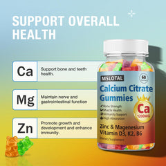 MSLOTAL glass of water beside gummies after a meal.