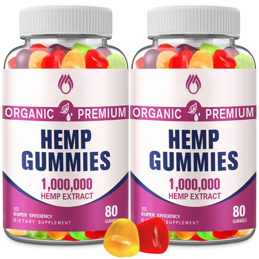 MSLOTAL Premium Hemp Gummies front-pack ideal for daily relaxation.