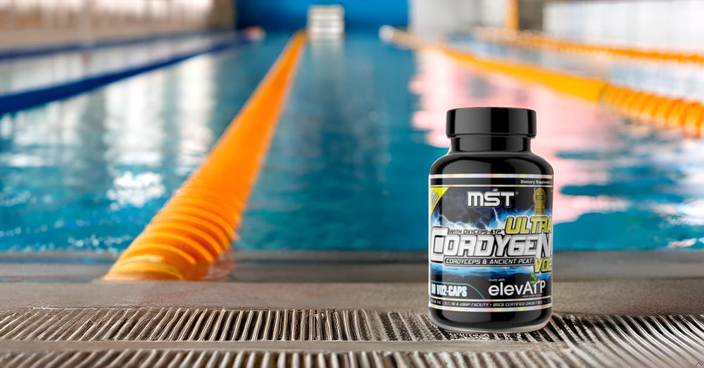 MST Cordygen VO2 Ultra athlete in motion illustrating improved VO2 max potential