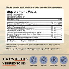 Mt. Angel Vitamins bitter melon capsules suggest metabolic support.