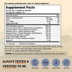 Mt. Angel Vitamins Cold Facts capsules for daily use