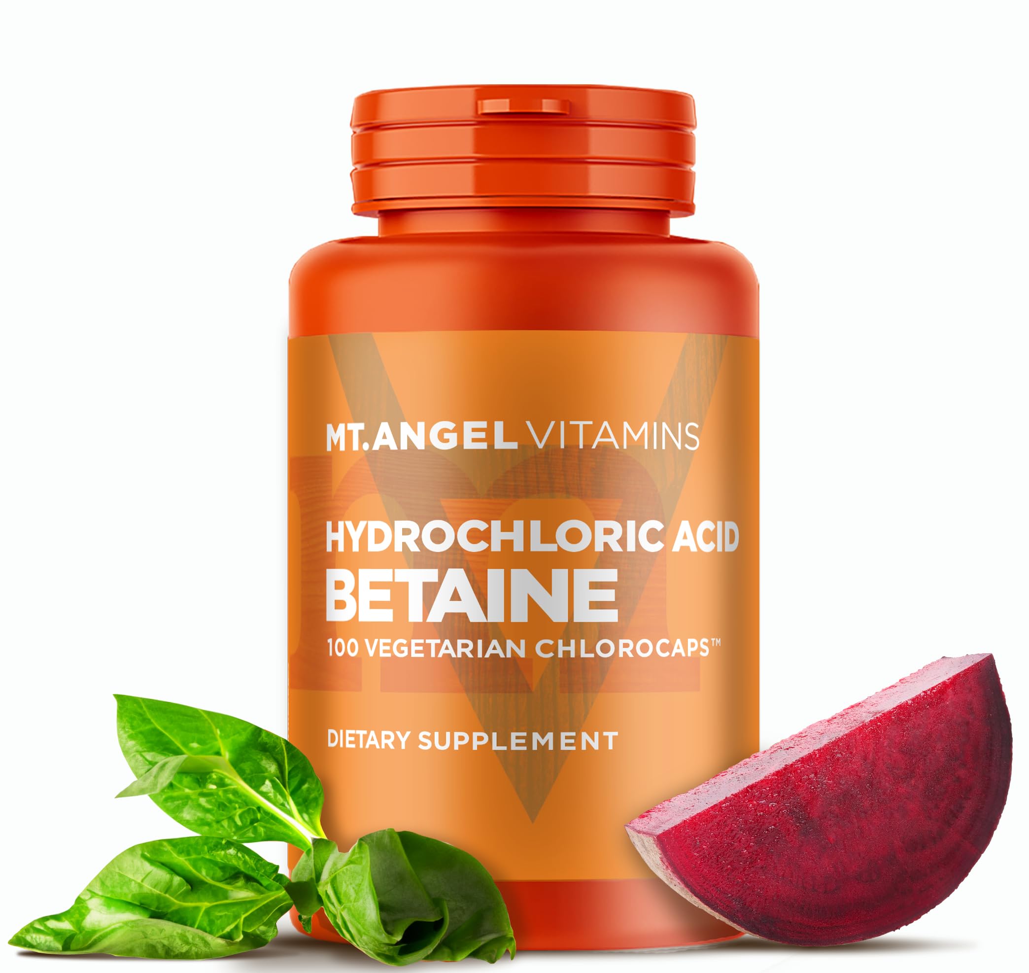 Mt. Angel Vitamins HCl Betaine capsule for digestion support
