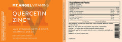 Mt. Angel Zinc Quercetin lifestyle shot suggesting daily wellness.