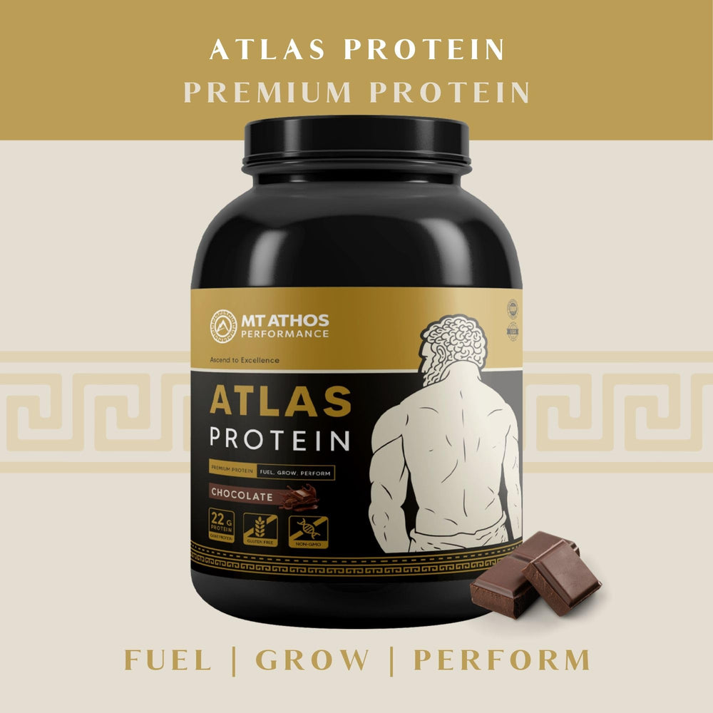 Mt. Athos Atlas chocolate shake served in glass with creamy texture