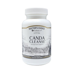 Mt. Capra CandaCleanse bottle highlights multi-blend formula for digestive balance