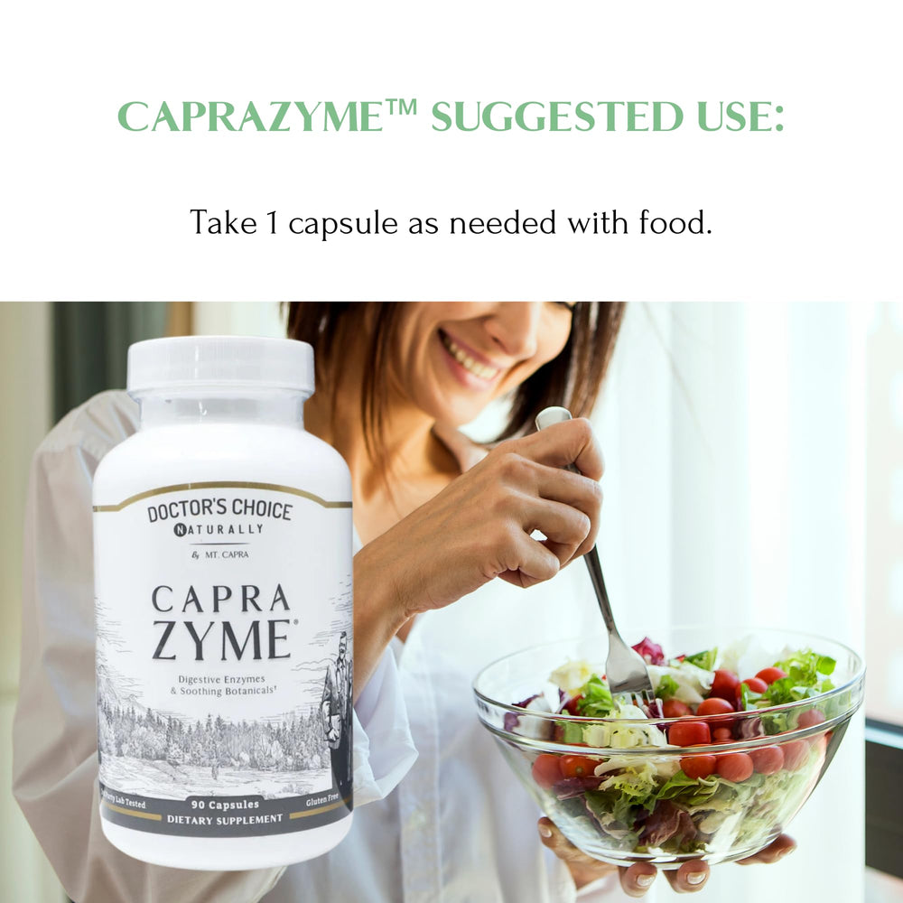 CapraZyme serving suggestion with spoon for daily routines