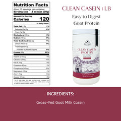 Mt Capra Clean Casein goat milk source from grass-fed farm