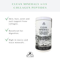 Mt Capra goat milk minerals ingredients label highlights minerals.