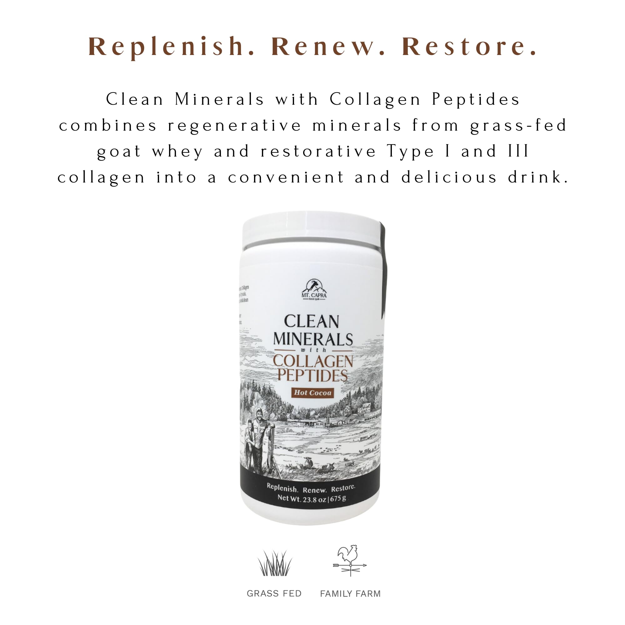 Mt Capra grass-fed collagen peptides add protein for everyday meals.