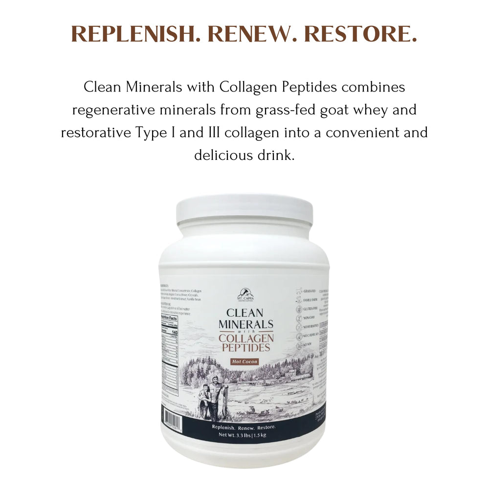 Mt. Capra Hot Cocoa mocha mineral protein boost ideal for mornings
