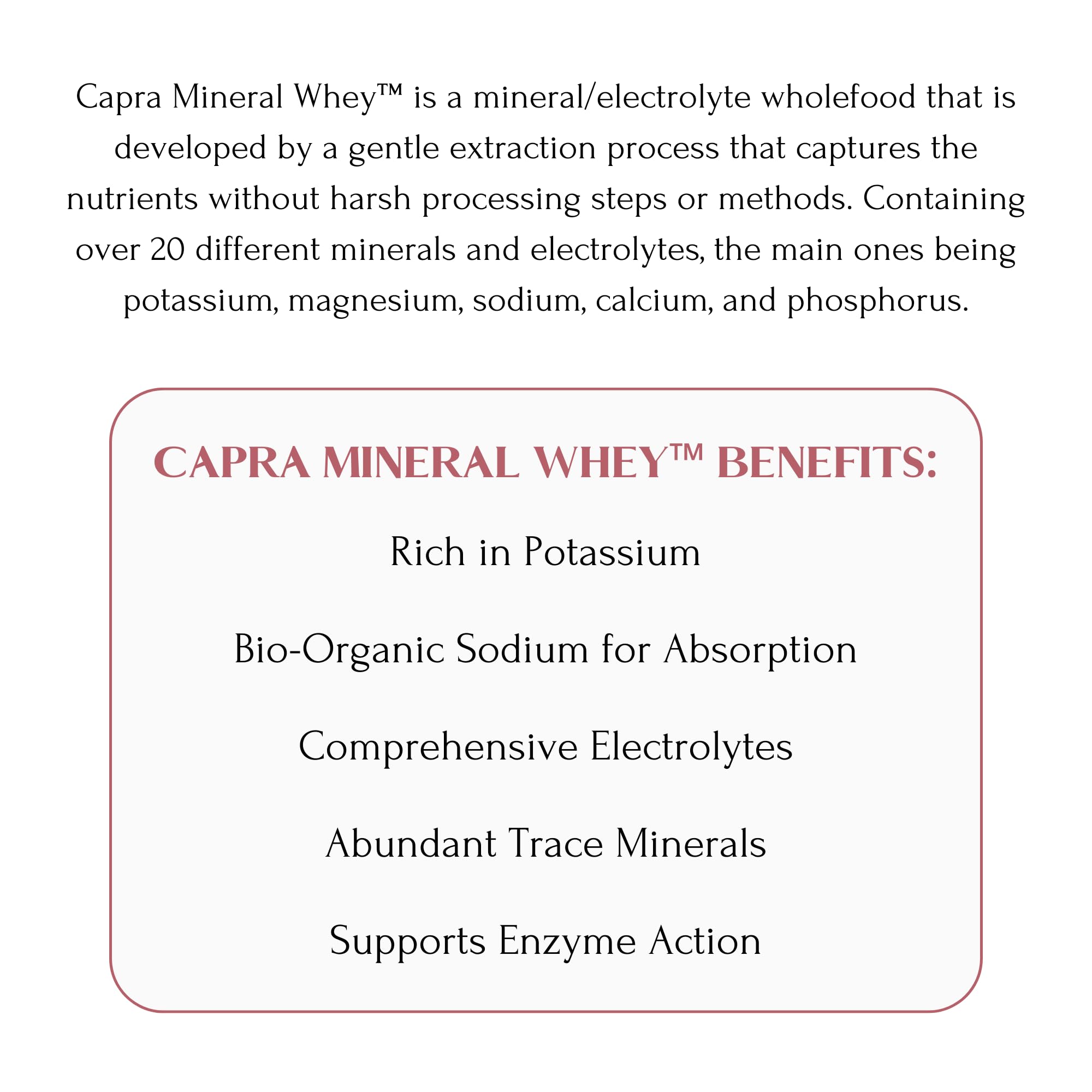 Mt Capra Mineral Whey poured into hot cider for comforting warmth