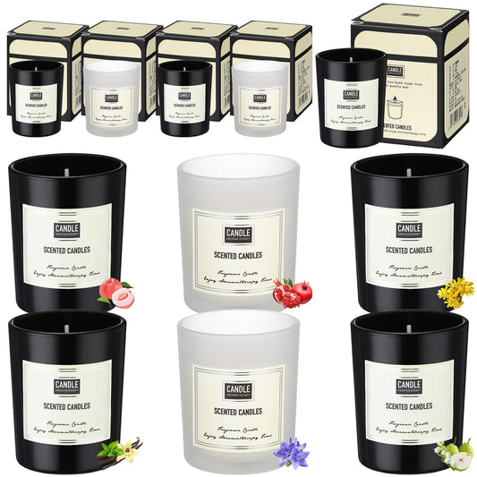 MTLEE 12-piece home candle set packaging, ideal for gifting and cozy decor.