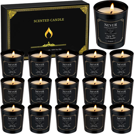 MTLEE 16-pack gift set in sleek black jars for elegant gifting.