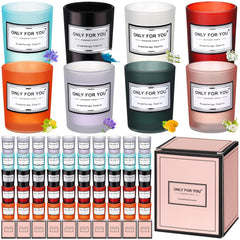 MTLEE 48pcs scented candles bulk packaging ideal for gifting and events.