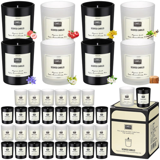 MTLEE 48pc scented candles bulk set, ideal for celebrations and gifting