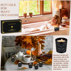 MTLEE black design candle pack adds a chic decor touch