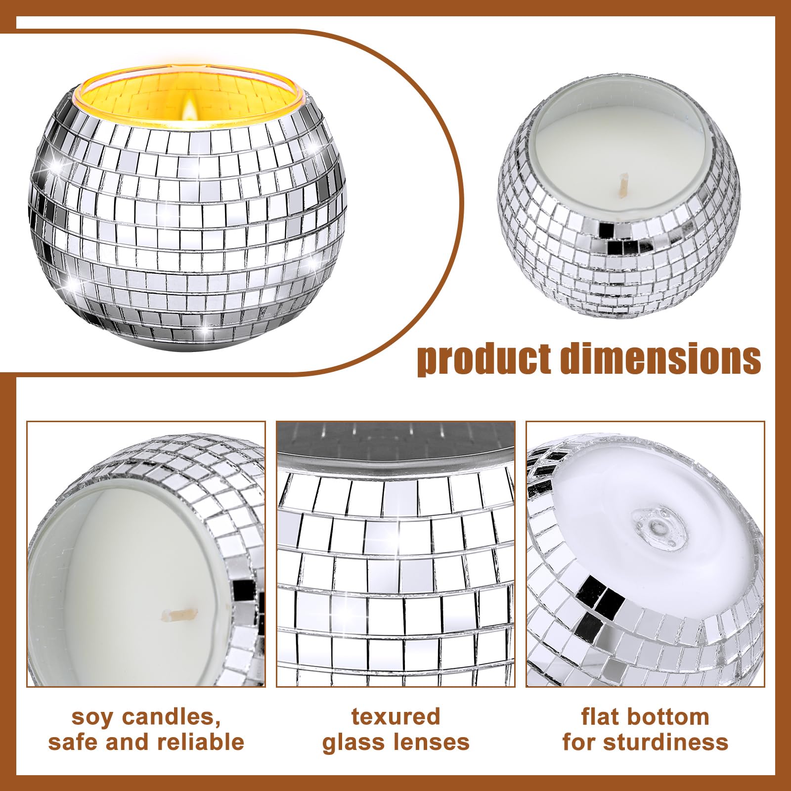 MTLEE scented soy candle with essential oils delivers aromatic room fragrance