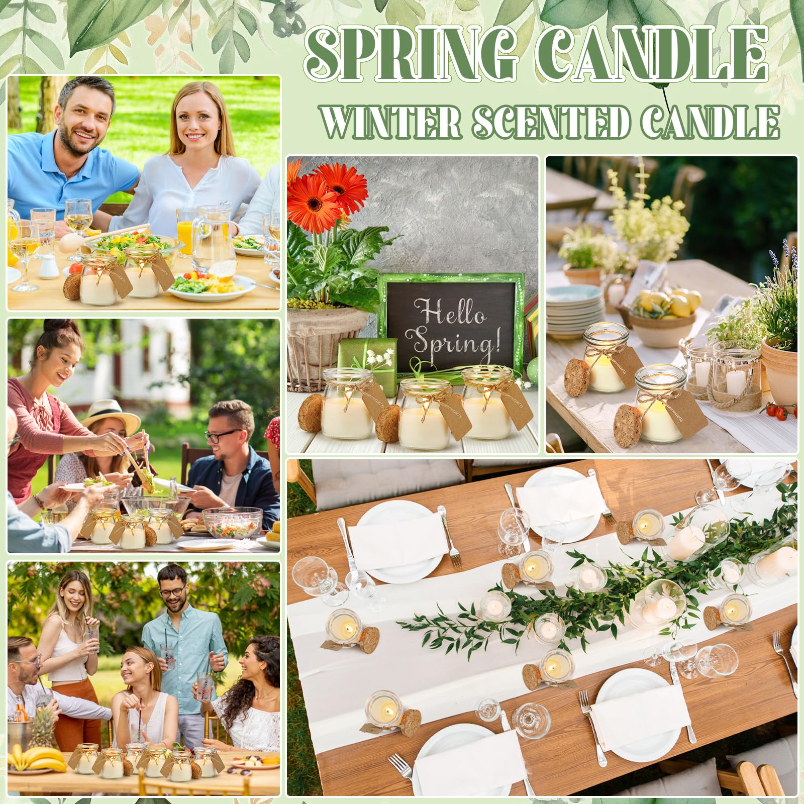 MTLEE fresh cut grass scent candle brightening spaces